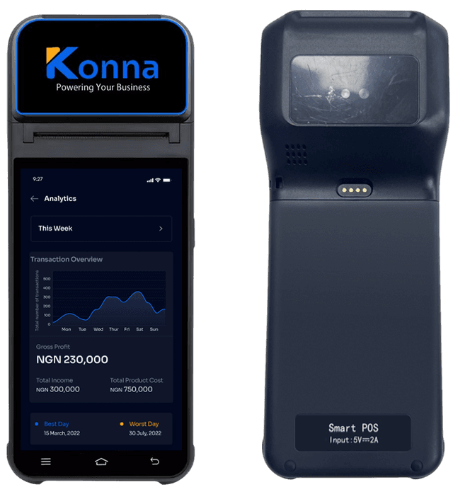 Konna POS ecosystem – devices layout 3
